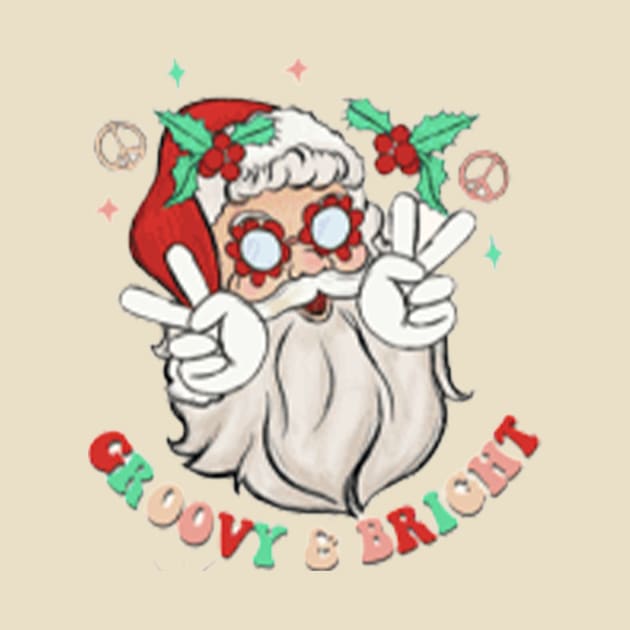 Groovy Santa Claus Christmas by marklaunch