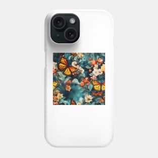 Monarch Butterflies Watercolor 6 Phone Case