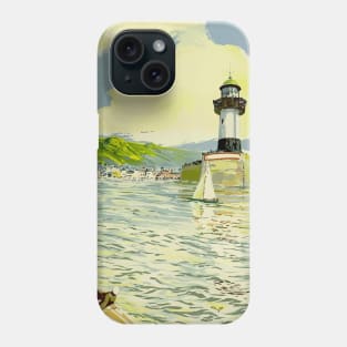 St. Valery en Caux - Sailing Travel Poster Phone Case