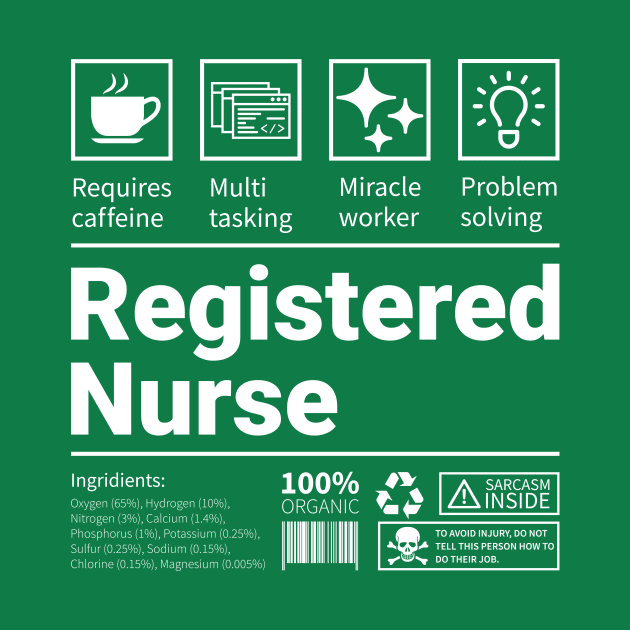 Registered Nurse Label by R4Design