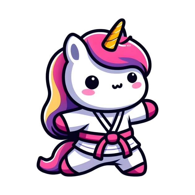 Judo Unicorn Olympics🥋🦄 - Ippon Cuteness! by Pink & Pretty