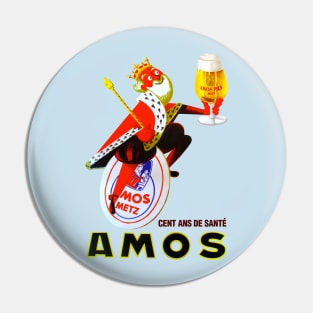 Brasserie Amos Metz Brand Beer Pin