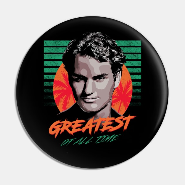 Roger Federer GOAT Pin by slawisa