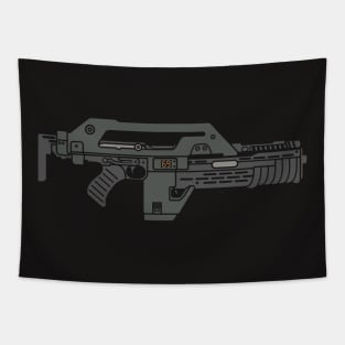 Pulse Rifle Aliens Marines Tapestry