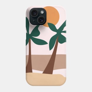 Beach Scandi Artwork Phone Case