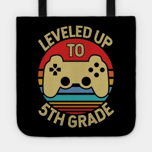 Leveling Up To 5th Grade Kids Tote