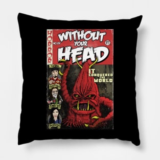 B-Movie Monsters Vintage Comic Book #1 Pillow