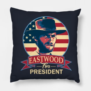 Eastwood For President Pillow