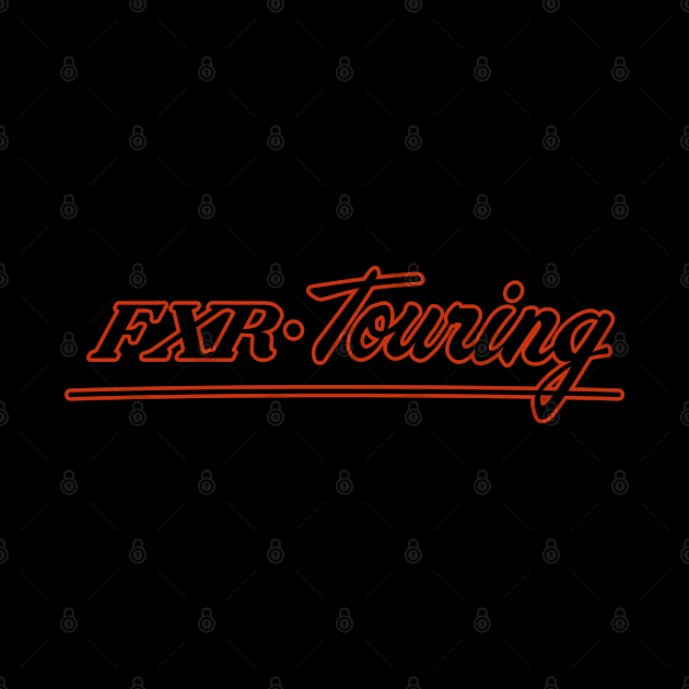 F X R - Touring Orange Pinstripe by the_vtwins