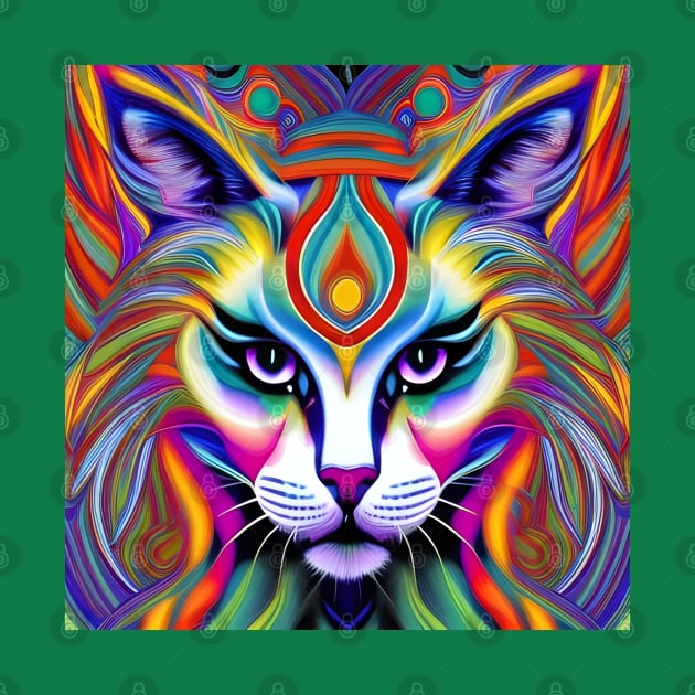 Kosmic Kitty (23) - Trippy Psychedelic Cat by TheThirdEye