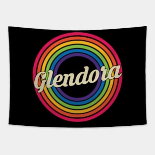 Glendora - Retro Rainbow Style Tapestry