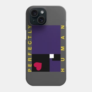 Perfectly Human - Leather Pride Flag Phone Case