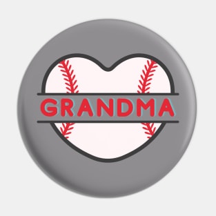 Softball Grandma Pin