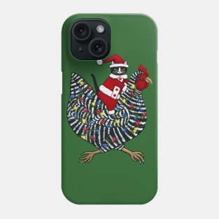 Christmas Chicken Ride Phone Case