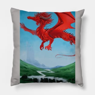 The Red Dragon Pillow