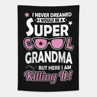 Super Cool Grandma Tapestry