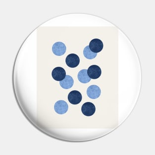 Bubbles - Navy Blue Pin