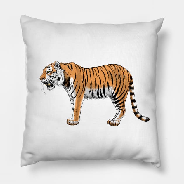 Tiger 2 Pillow by katerinamk
