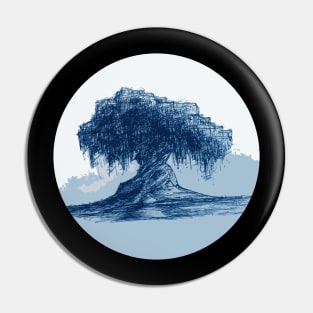 Willow Tree Blue Pin