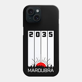 MAROUBRA 2035 - SUNSET SYDNEY SKYLINE Phone Case