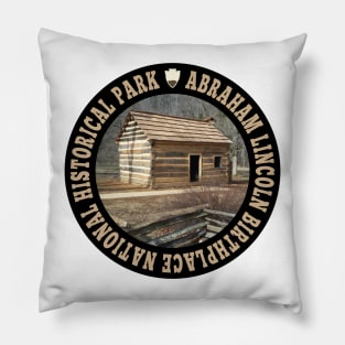 Abraham Lincoln Birthplace National Historical Park circle Pillow