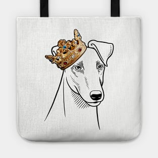 Smooth Fox Terrier Dog King Queen Wearing Crown Tote