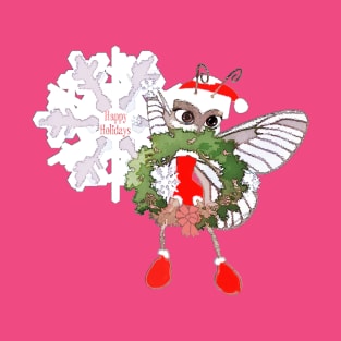 Butterfly Santa T-Shirt