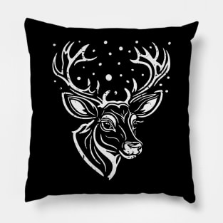 Santa's Reindeer 6 Pillow