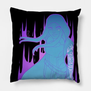 Maya the Siren (Gradient Version) Pillow