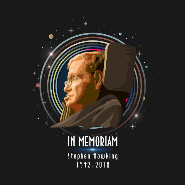 Im memoriam Stephen Hawking by atizadorgris