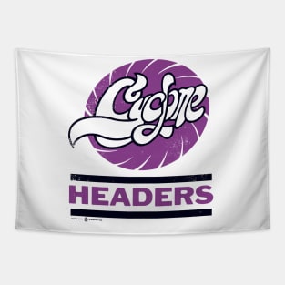 Vintage Cyclone Header Sign Tapestry