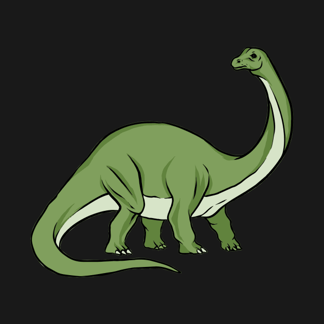 Diplodocus Dinosaur by fromherotozero