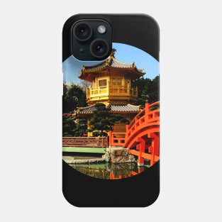 Golden Pagoda, Nan Lian Garden, Hong Kong Phone Case