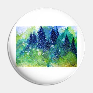 Tree Series - The Pine Trees by Heather Holland Pin