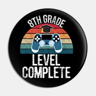 2020 8th Grade Graduation Gamer Graduation Gifts Pin