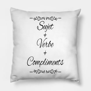 Subject verb compliments Pillow