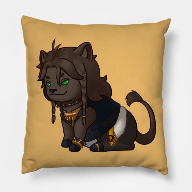 Kingscholar Pillow by ZioCorvid