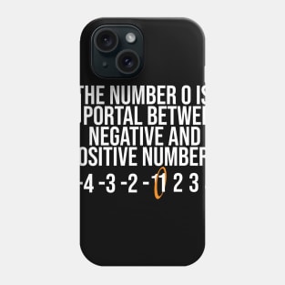 Negative and Positive Numbers Phone Case