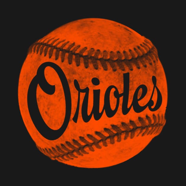 Orioles Ball by Throwzack