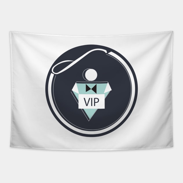 Vip pictogram Tapestry by dddesign