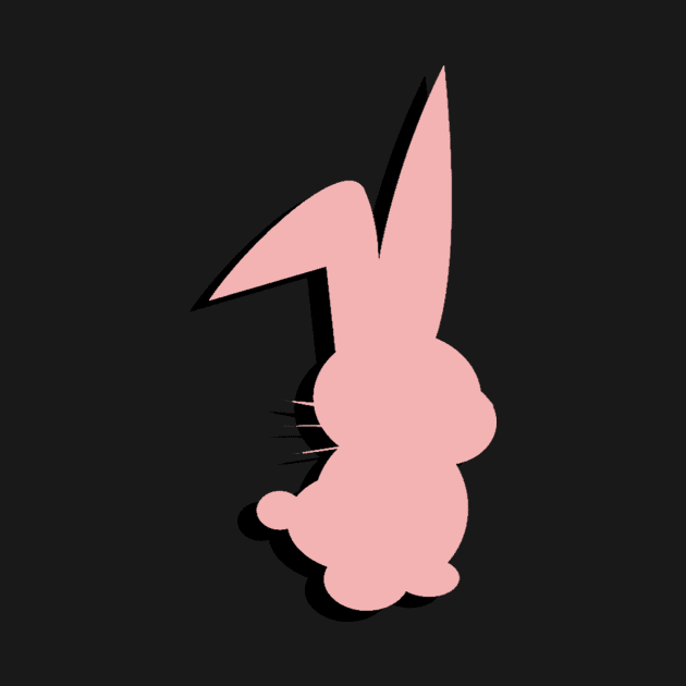 Bunny silhouette by suckerpack