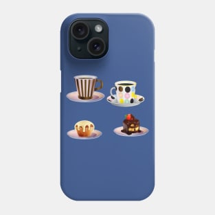 Merry Christmas Hot Drinks & Cakes Phone Case