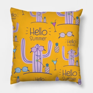 Hello Summer Cactus! Pillow