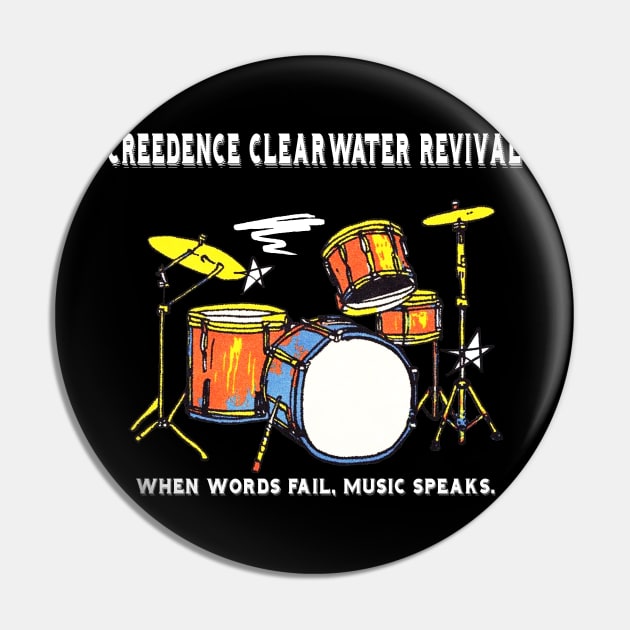 Creedence Clearwater Revival Pin by aliencok