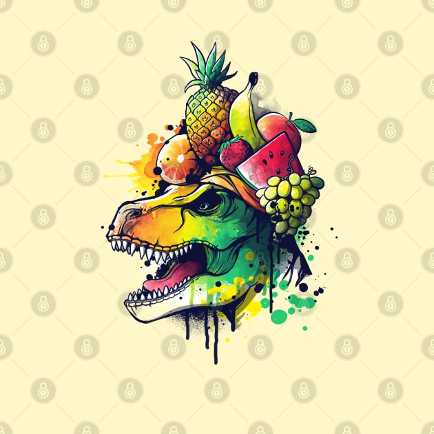 t rex fruit hat by NemiMakeit