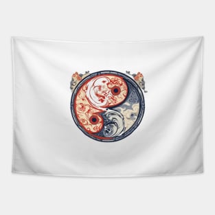 Yin-yang Symbol Tapestry