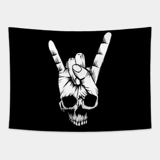 Skeleton Rocker Hand Tapestry