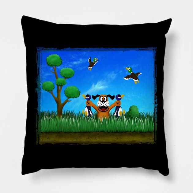 Duck Hunt Pillow by Kari Likelikes