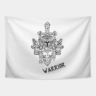 Warrior Crest Tapestry