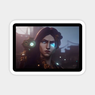 Female Game Character Magnet